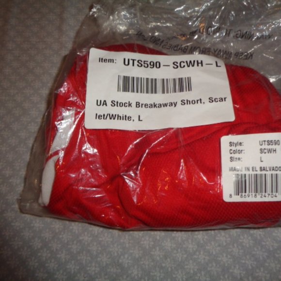 New Under Armour Stock Breakaway Shorts - Picture 5 of 5